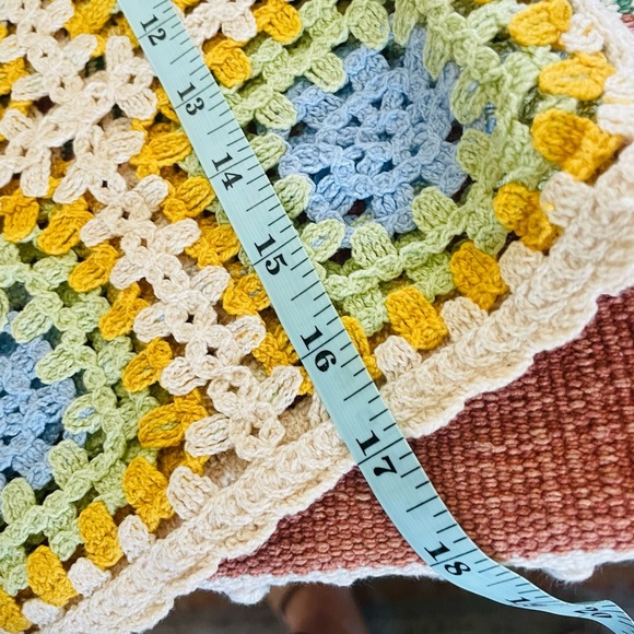 Cropped Cotton Crochet Tank - Picture 8 of 8